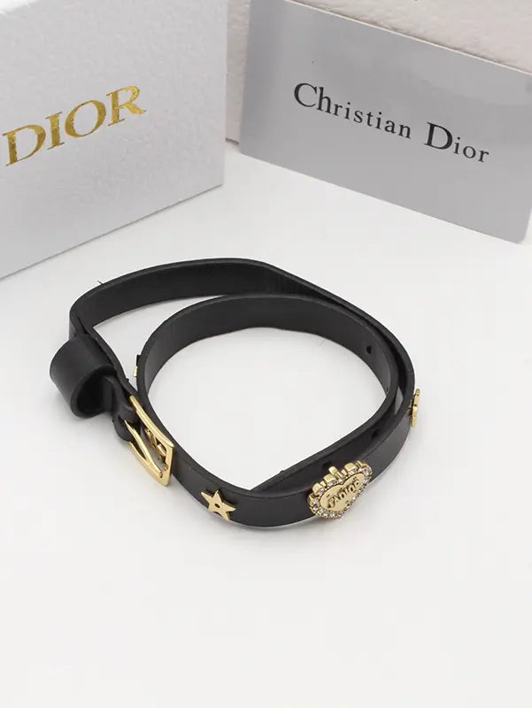 اساور جادور ديور جلد عنابي اسواره dior