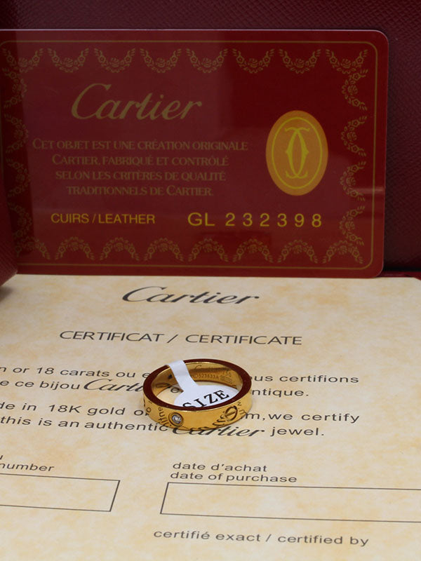 دبله كارتير لوقو زركون slim خواتم CARTIER