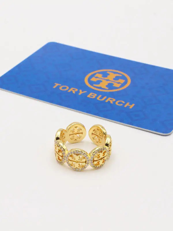 خاتم توري بورش زركون سيركلز ماستر خواتم tory burch