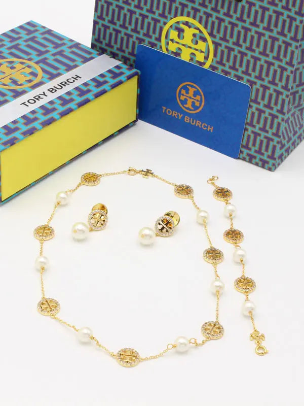 طقم توري بورش 3 قطع زركون ولولو اطقم tory burch