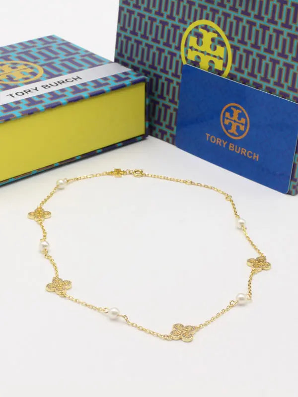 سلسال توري بورش الجديد بيرلز ماستر سلسال tory burch