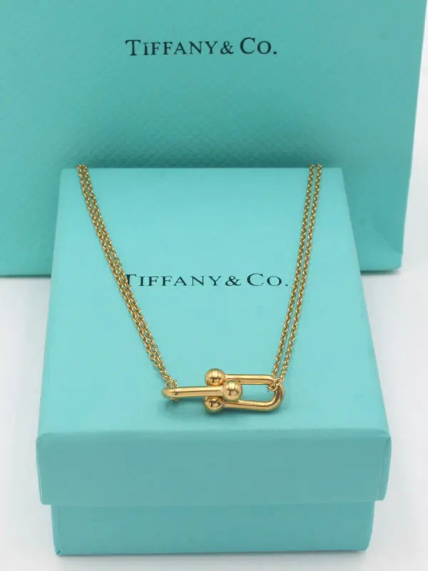 سلسال تيفاني ميتال ناعم الجديد سلسال tiffany ذهبي