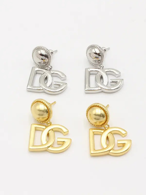 حلق دولتشي اند غابانا ذهبي صغير حلق Dolce&Gabbana