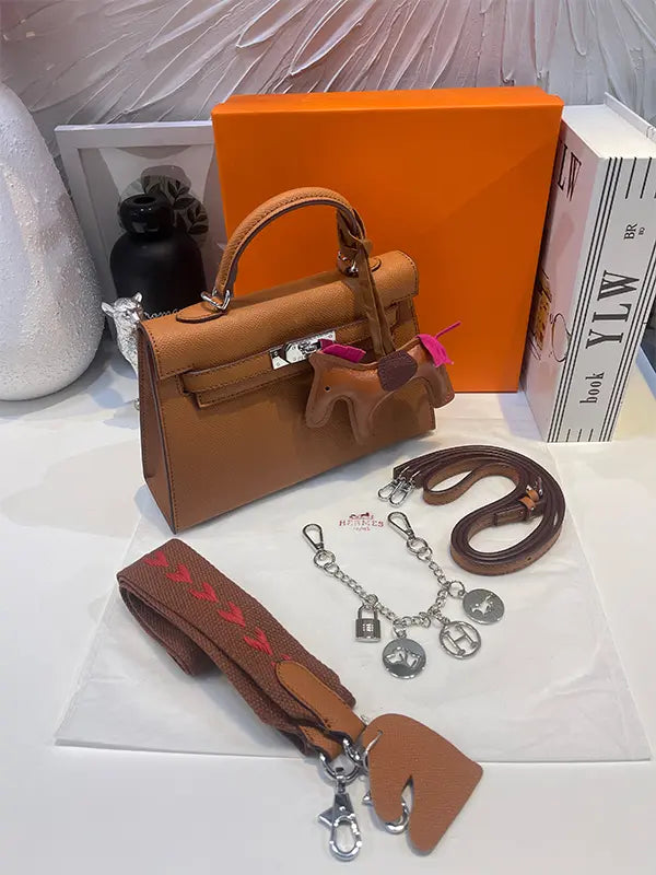 شنطة هيرمز بنية شنط وحقائب hermes bag