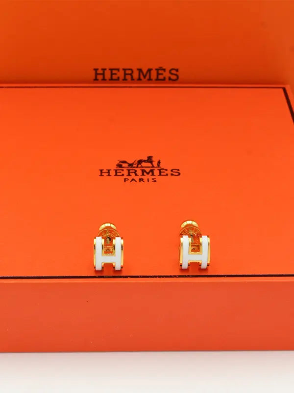 حلق هيرمز ذهبي الماستر حلق HERMES