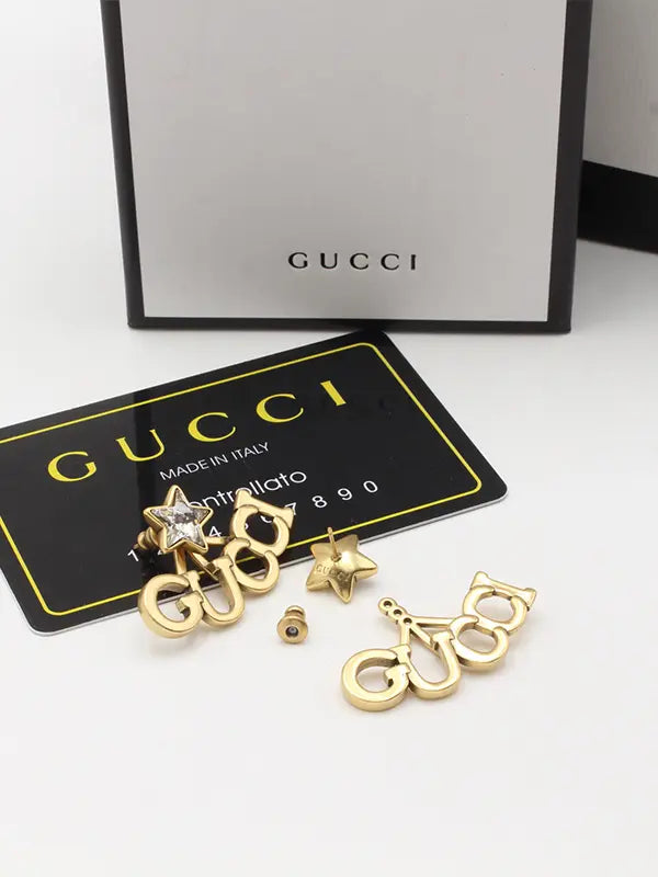 حلق قوتشي لوقو مطفي حلق gucci