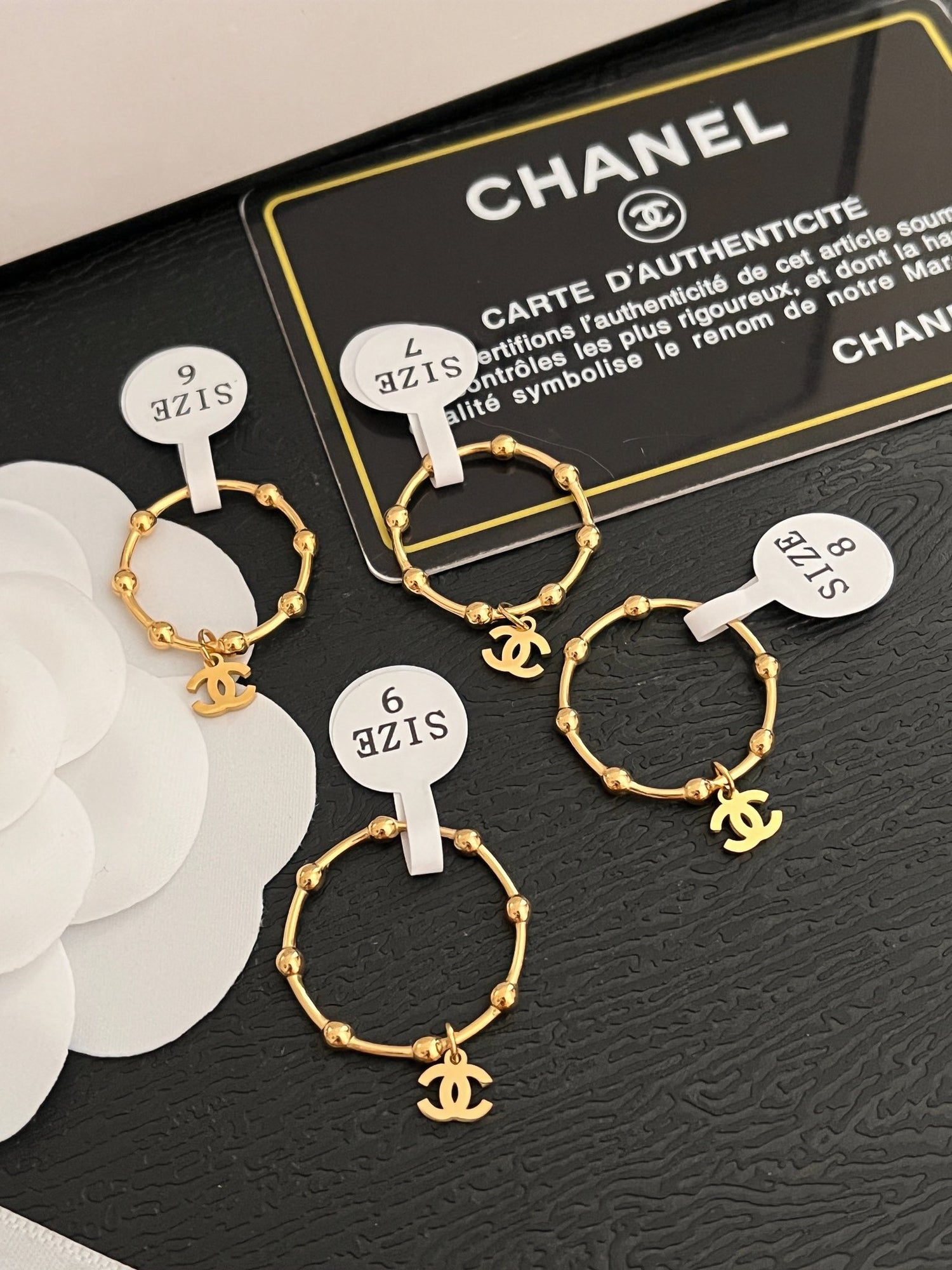 خاتم شانيل ناعم خواتم chanel