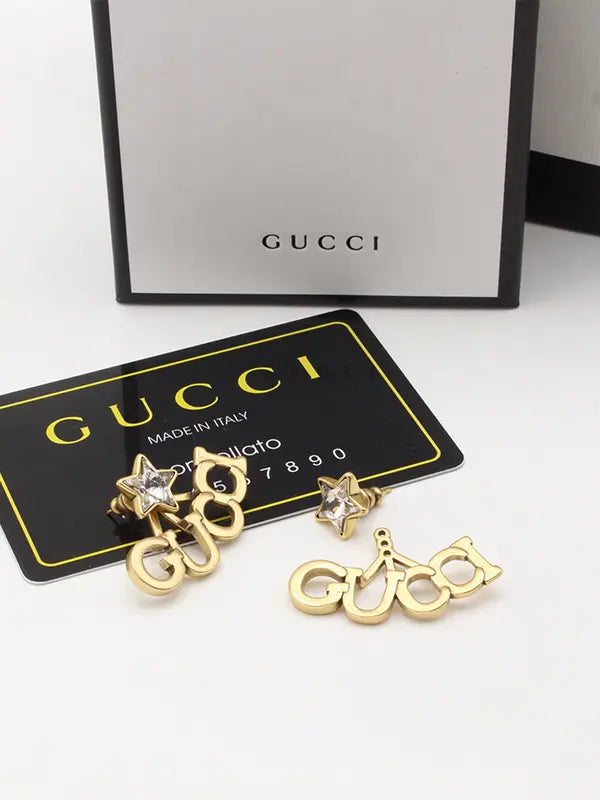 حلق قوتشي لوقو مطفي حلق gucci
