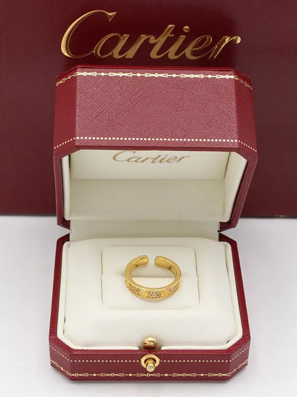خاتم كارتير زركون ناعم ماستر SLIM خواتم CARTIER ذهبي