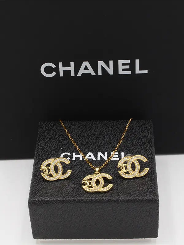 طقم شانيل زركون الجديد اطقم chanel