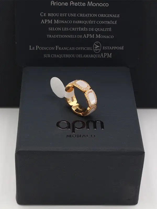 خاتم اي بي ام هارت وايت زركون ماستر APM خواتم APM