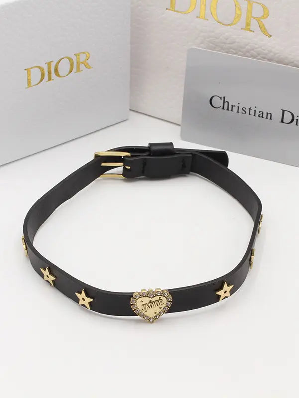اساور جادور ديور جلد عنابي اسواره dior