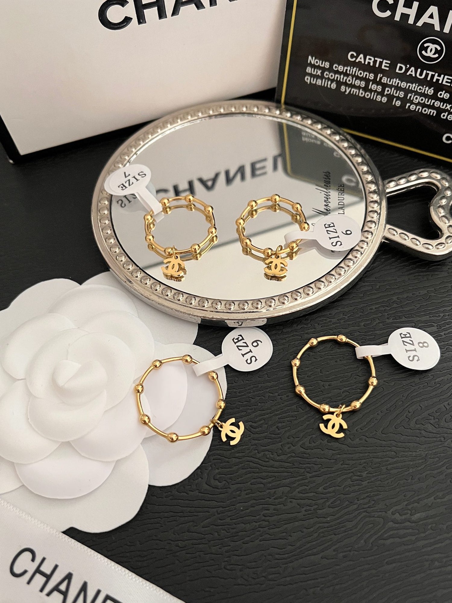 خاتم شانيل ناعم خواتم chanel