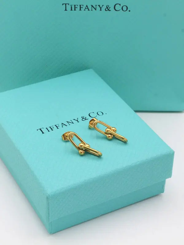 حلق تيفاني ميتال صغير حلق tiffany