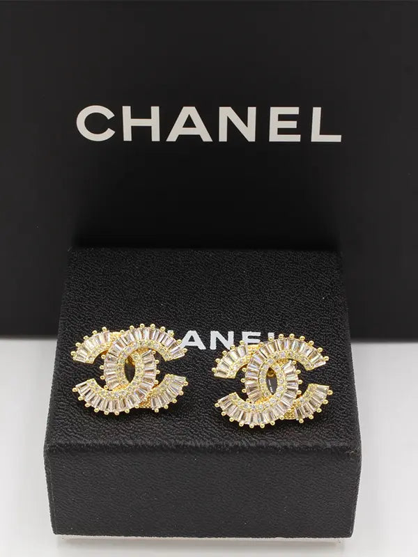 حلق شانيل الجديد ماستر 787 حلق chanel ذهبي