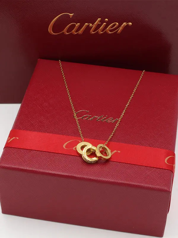سلسال كارتير ثري بندنتس لوقو سلسال CARTIER