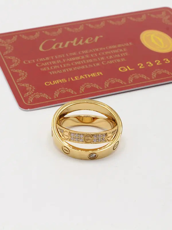 خاتم كارتير دبل لوقو الجديد زركون لوقو خواتم CARTIER