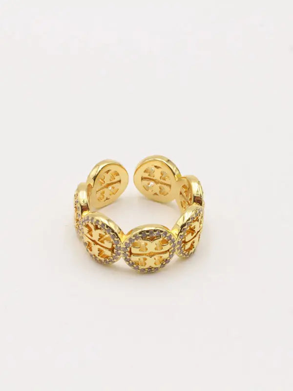 خاتم توري بورش زركون سيركلز ماستر خواتم tory burch