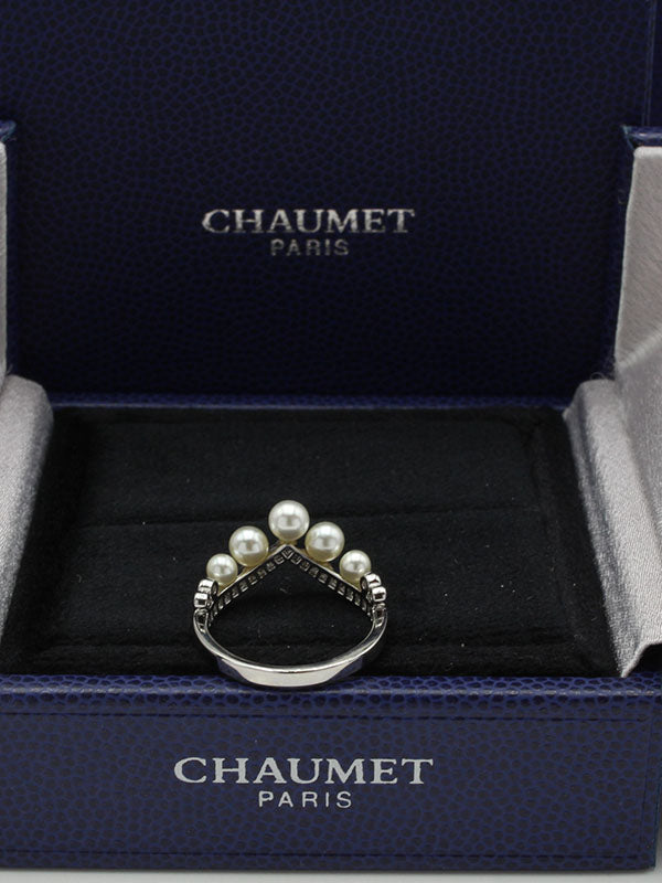 خاتم شومية لولو زركون خواتم chaumet فضي 8