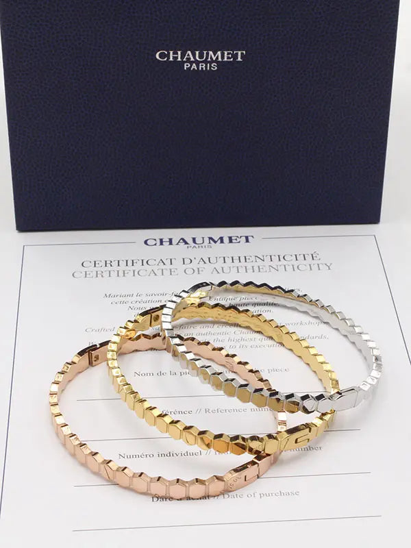 اساور شومية 3 قطع ملونه فلات اسواره chaumet