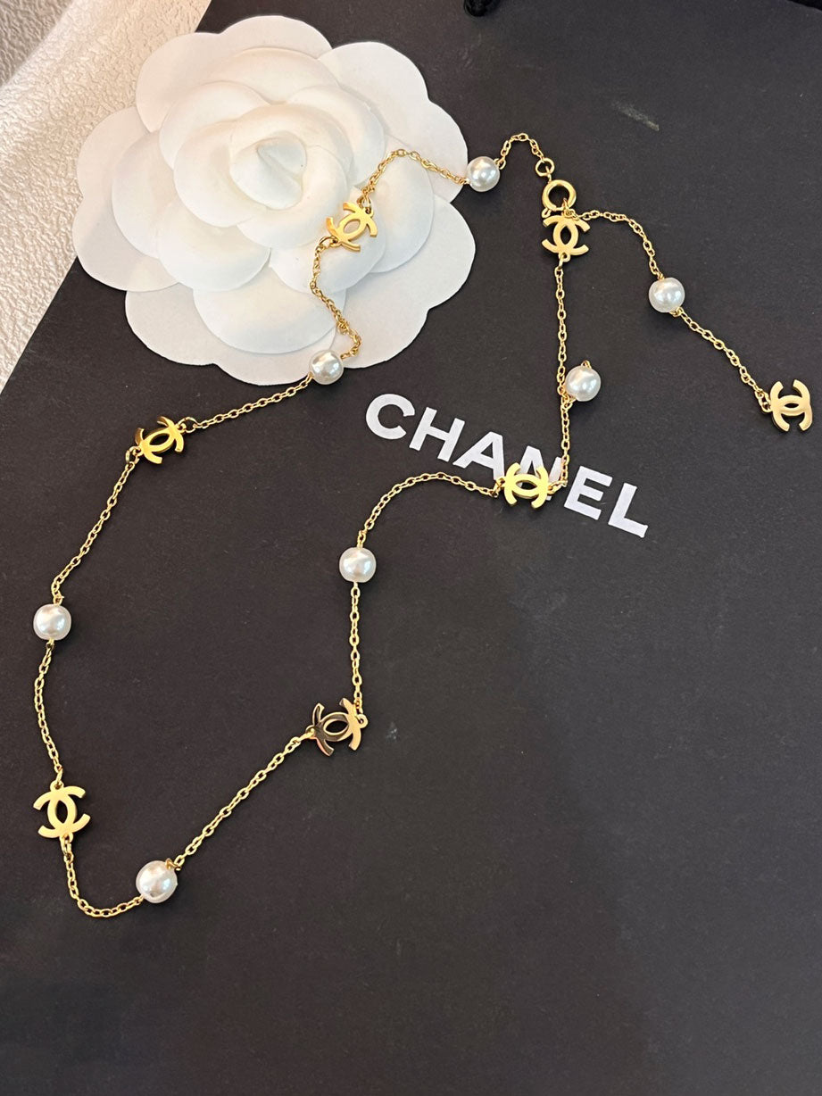 سلسال شانيل تشوكر طويل سلسال chanel