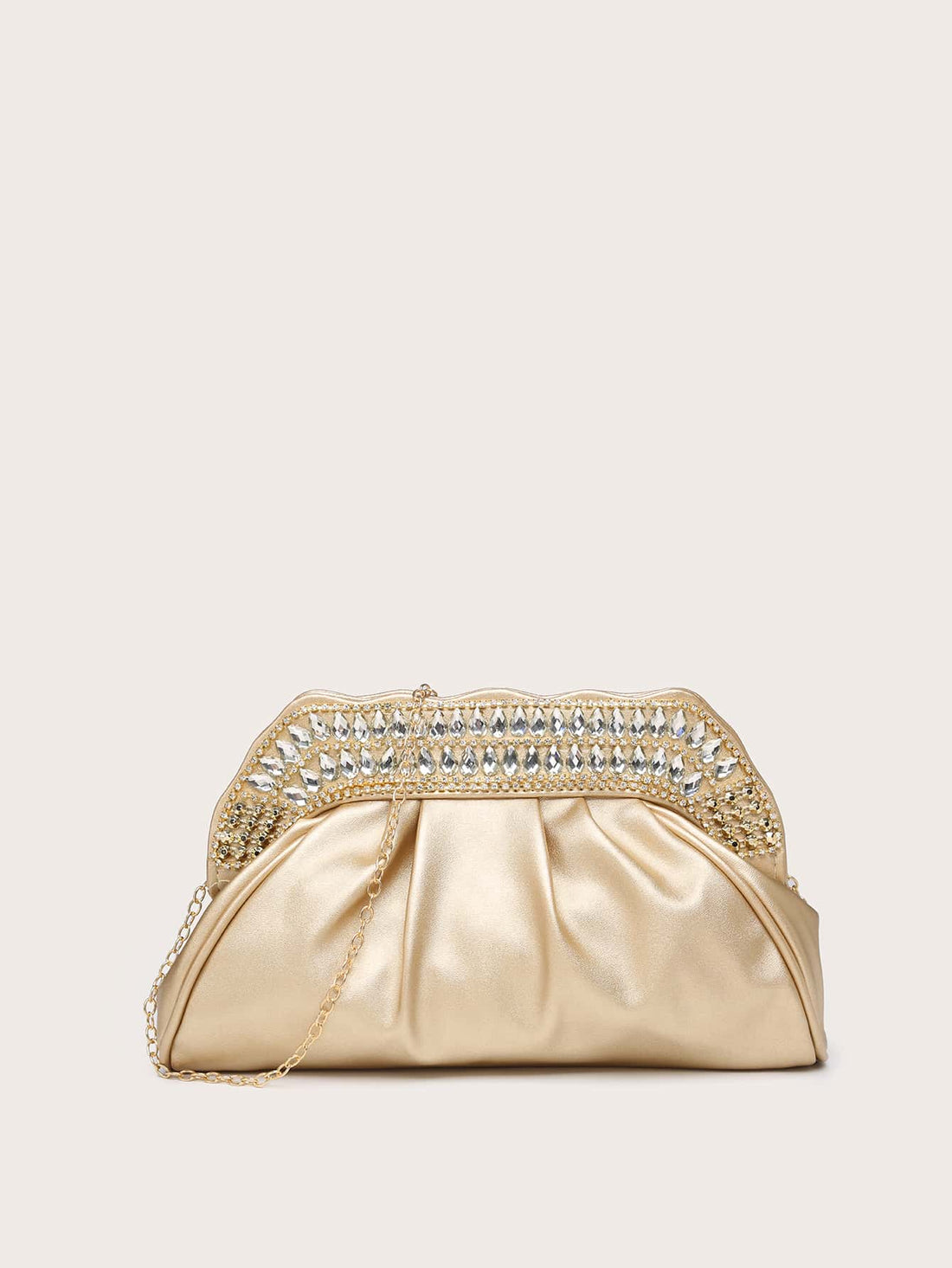 حقيبة سهره جلد ذهبية شنط وحقائب شنط