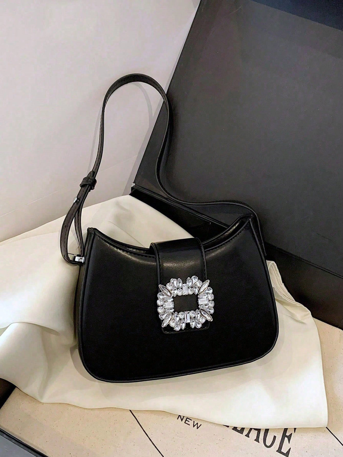 حقيبة كتف مع حجر الراين شنط وحقائب شنط