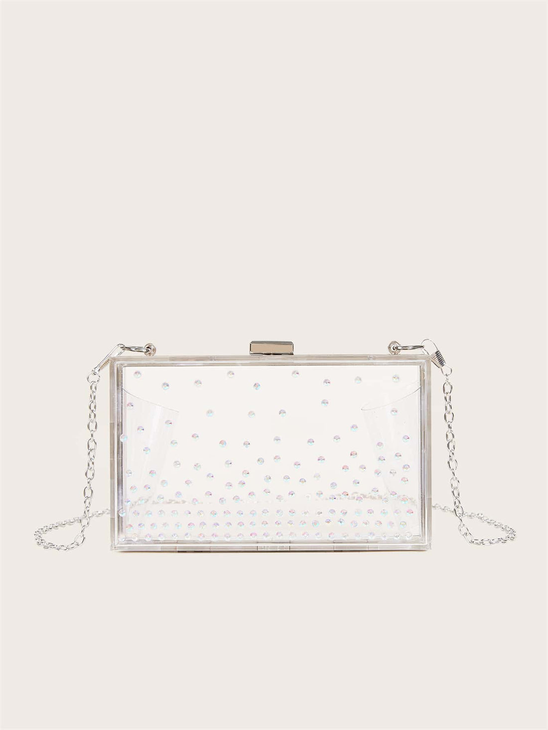 حقيبة سهره شفافه كريستال شنط وحقائب شنط