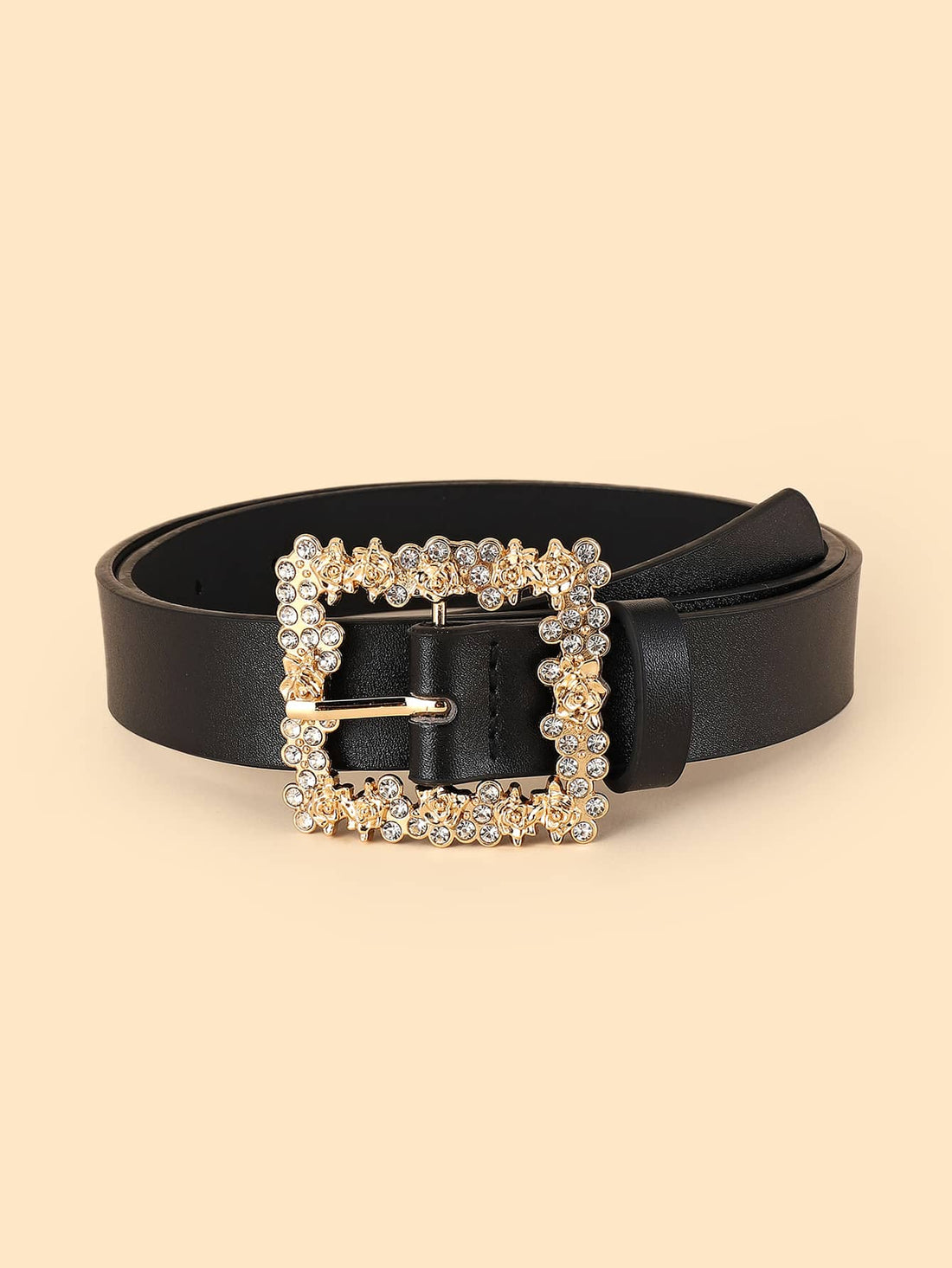 حزام كريستال مربع احزمة jewel