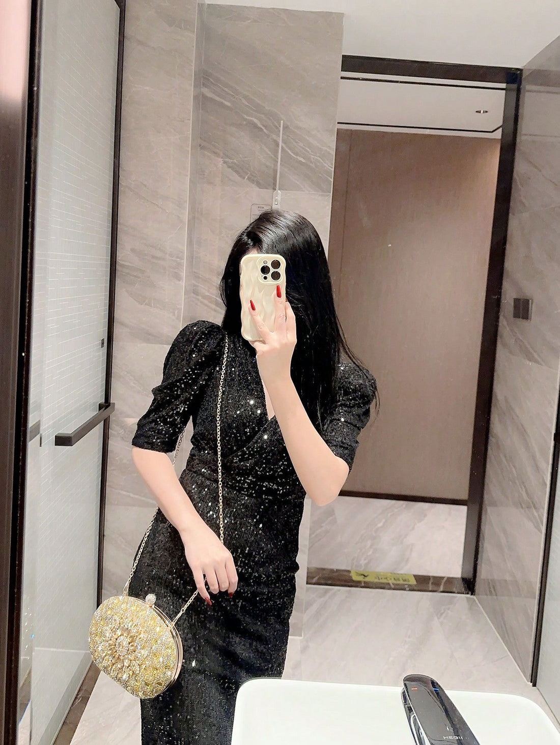 حقيبة سهره ذهبية شنط وحقائب شنط