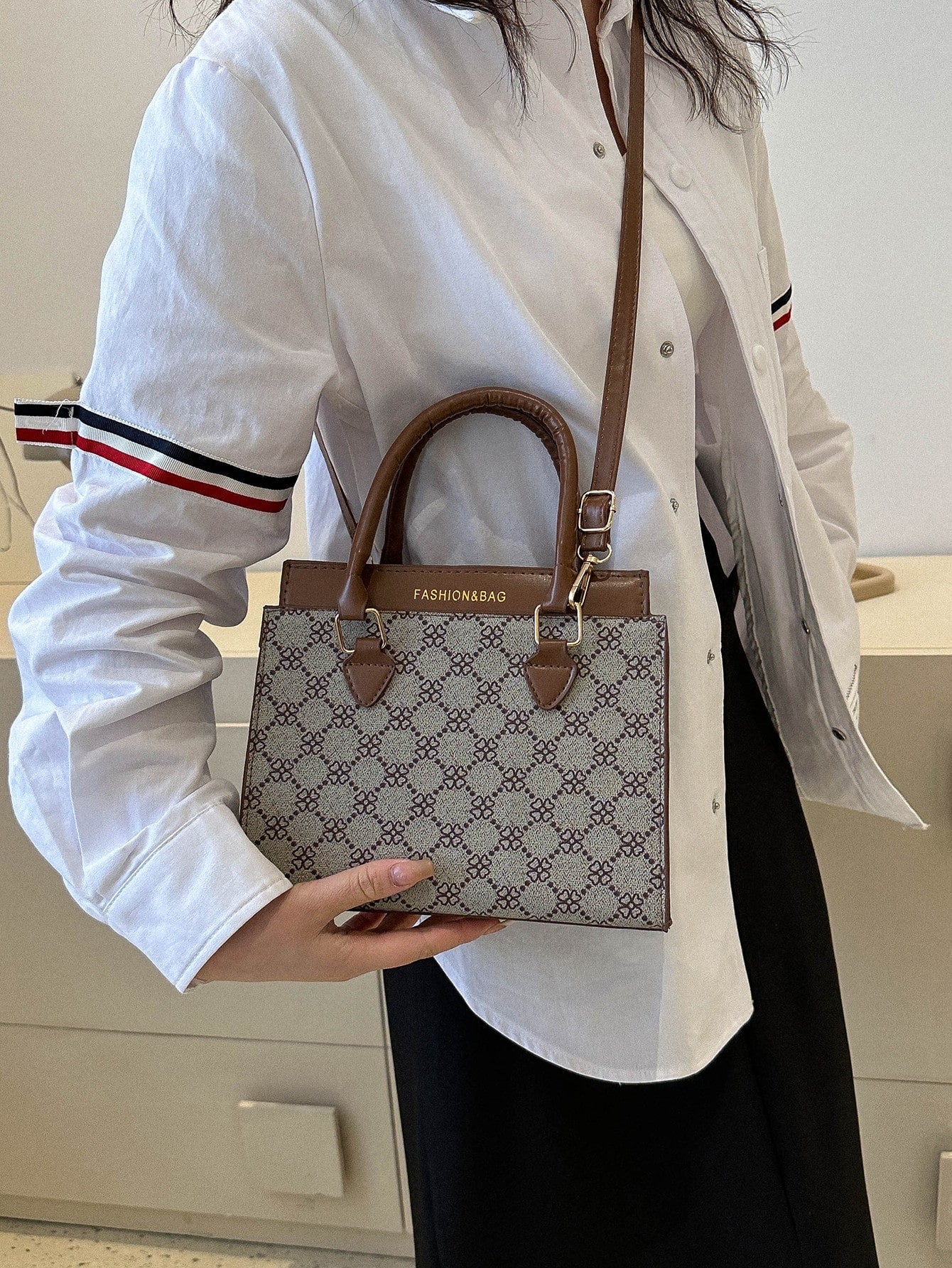 حقيبة مربعة خفيفة الوزن شنط وحقائب شنط بيج