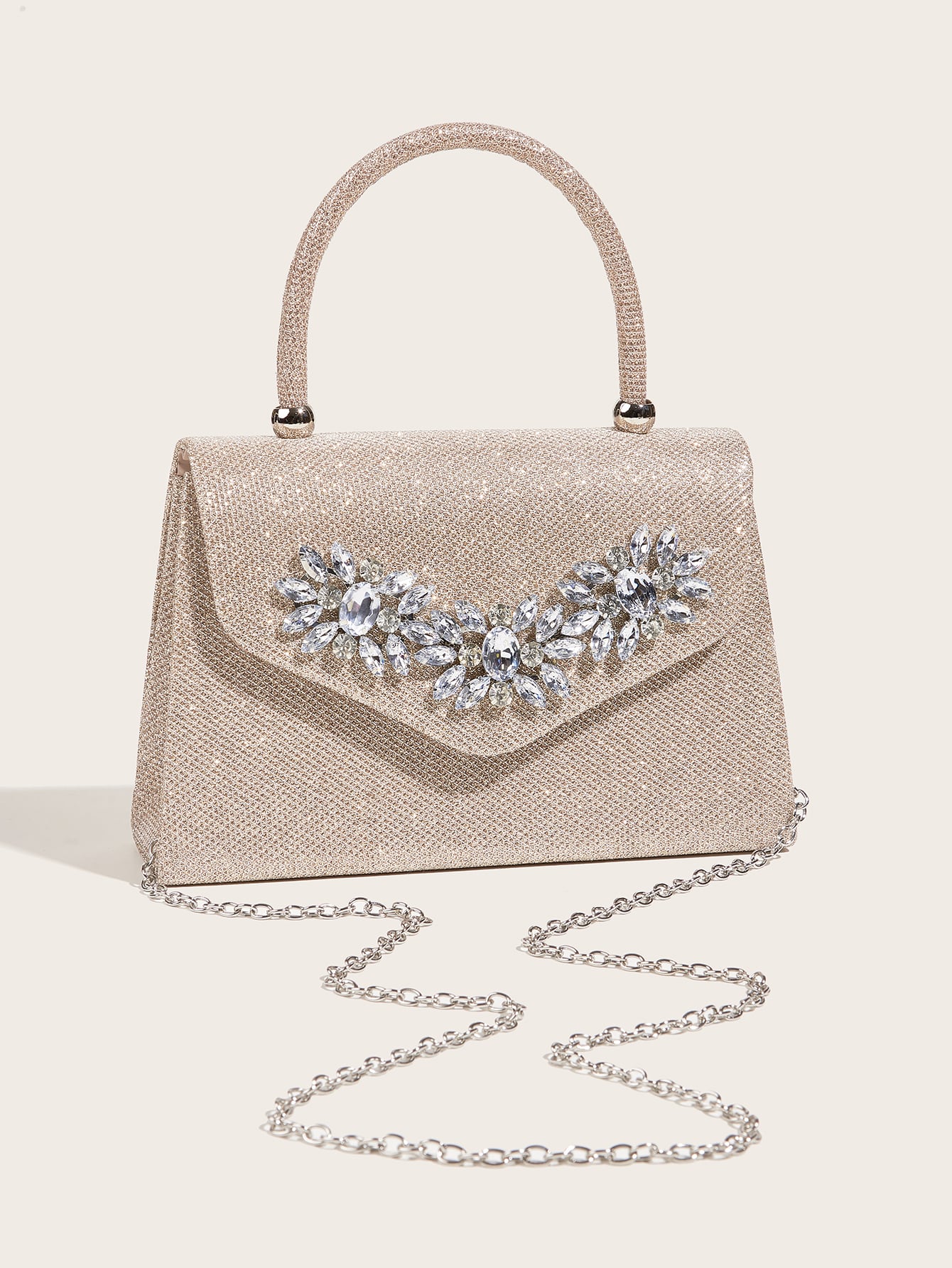 حقيبة سهره وسط ذهبي شنط وحقائب شنط