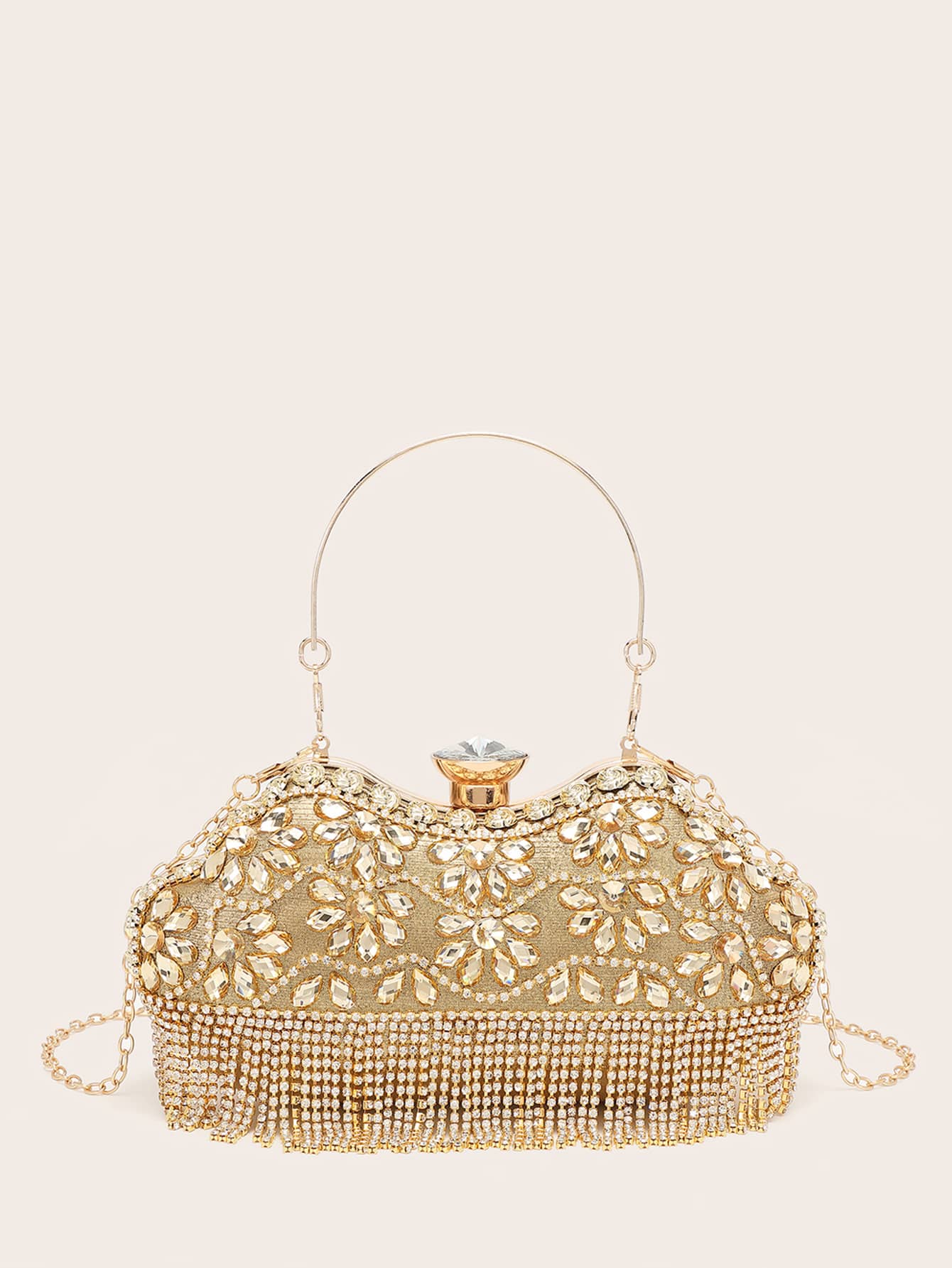 حقيبة سهره دندوش ذهبية شنط وحقائب شنط