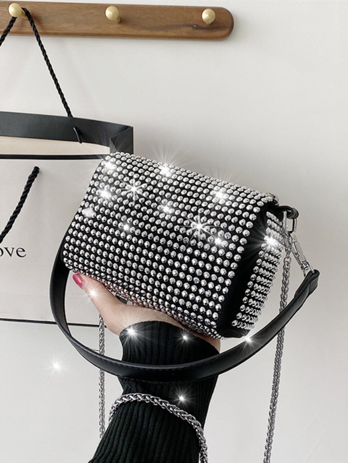 حقيبة سهره انيقة اسود شنط وحقائب شنط