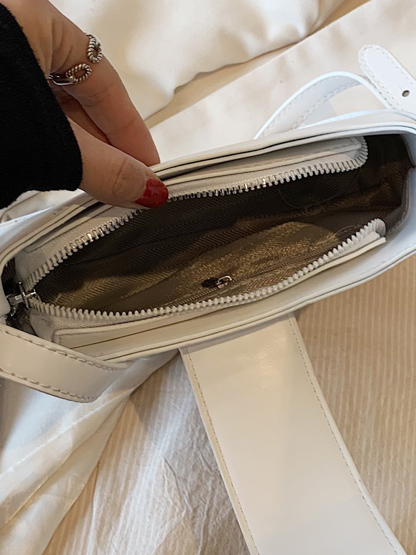 حقيبة كتف مع حجر الراين شنط وحقائب شنط