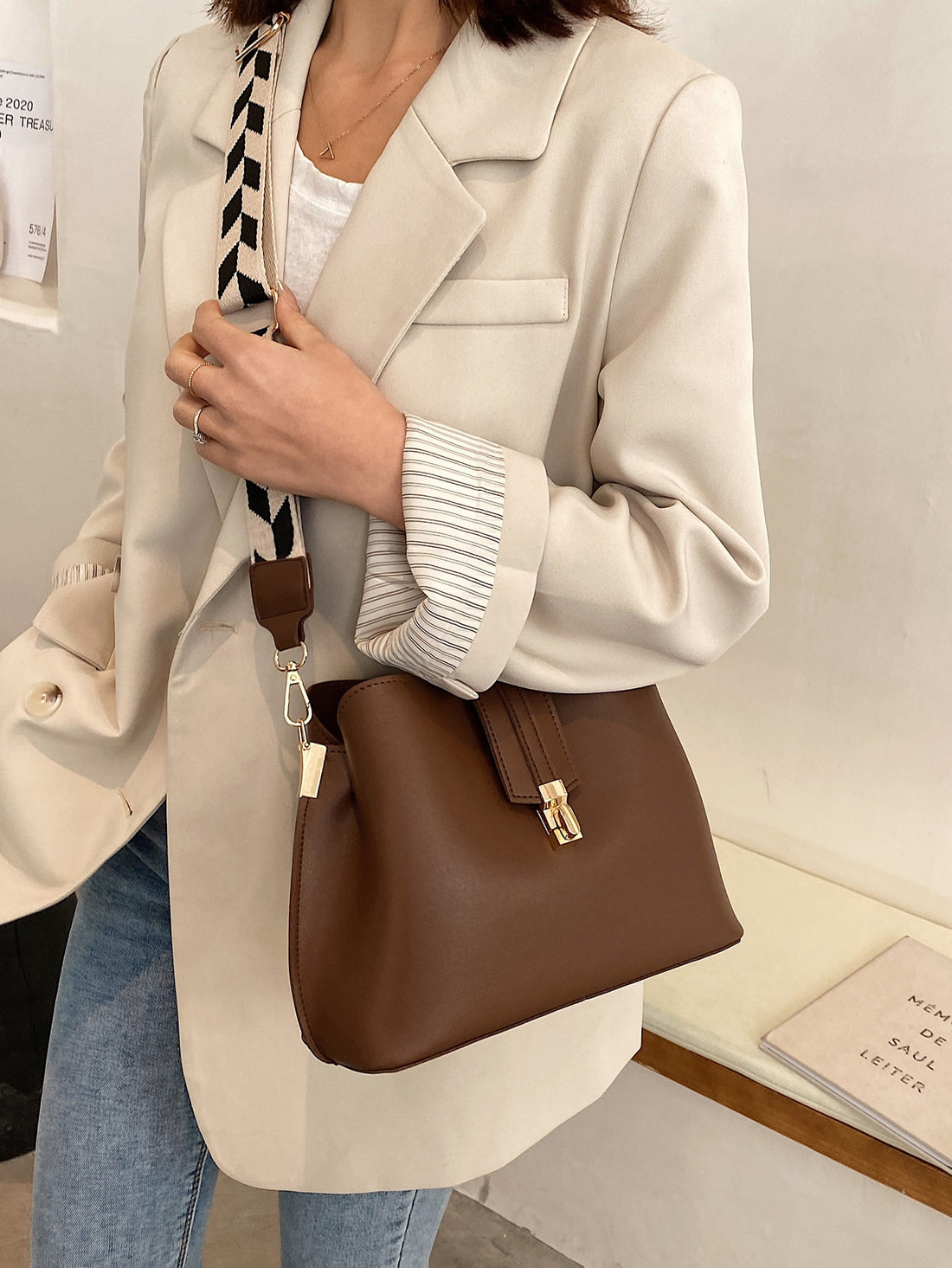 حقائب الكتف بني شنط وحقائب شنط بني