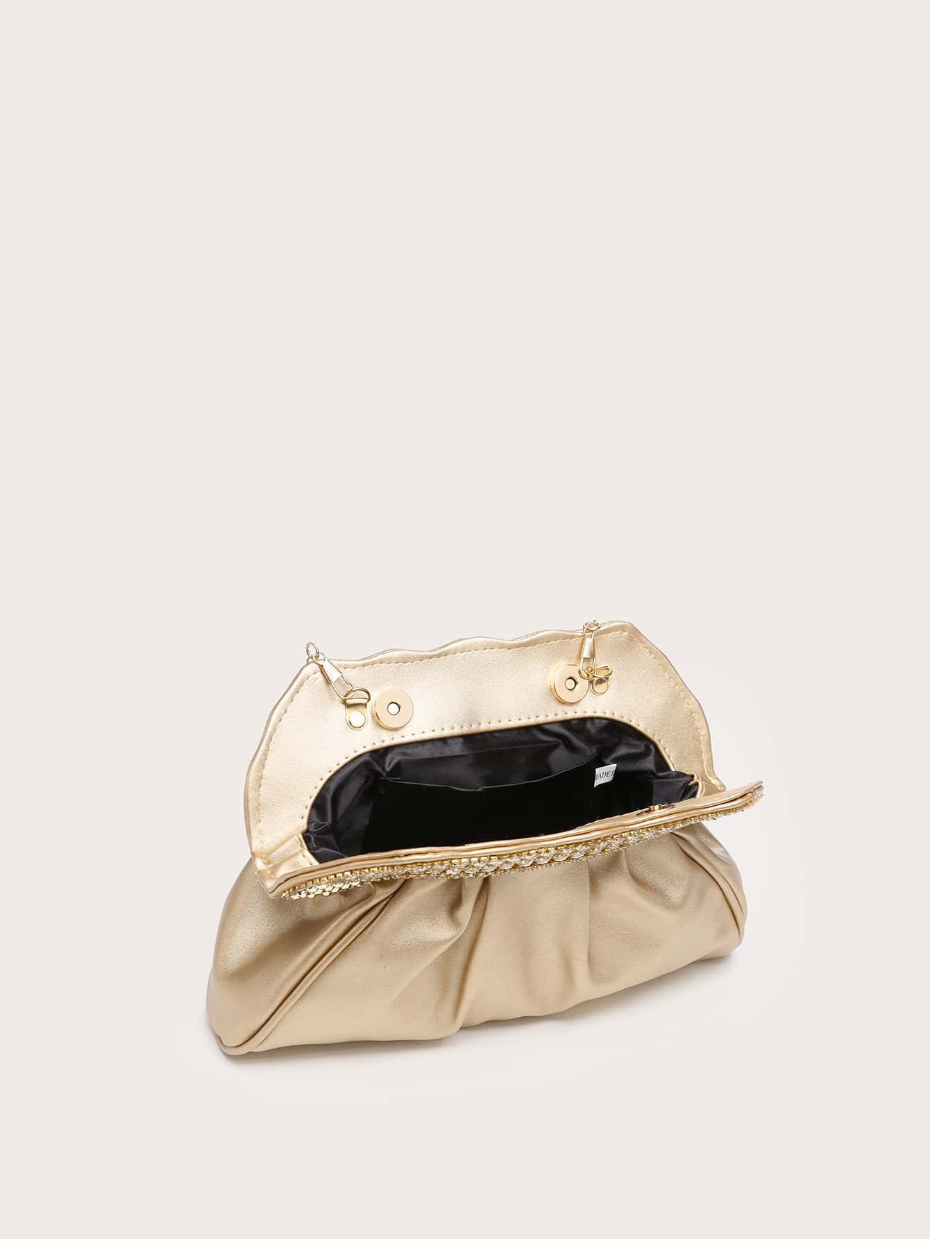 حقيبة سهره جلد ذهبية شنط وحقائب شنط