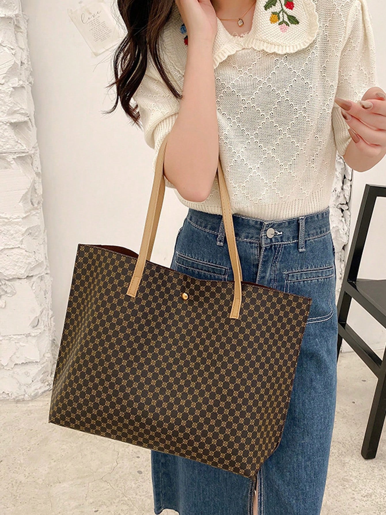 حقيبة نسائية عصرية جديدة بسعة كبيرة شنط وحقائب شنط