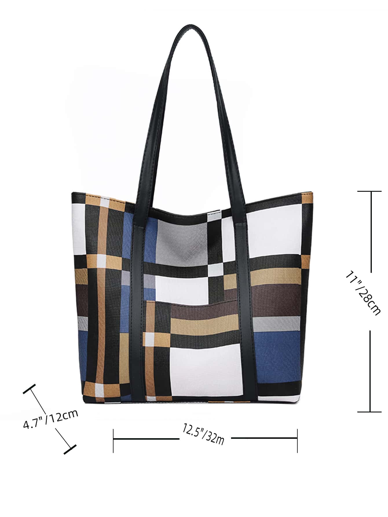 شنطة كبيره كاروها ملون شنط وحقائب شنط