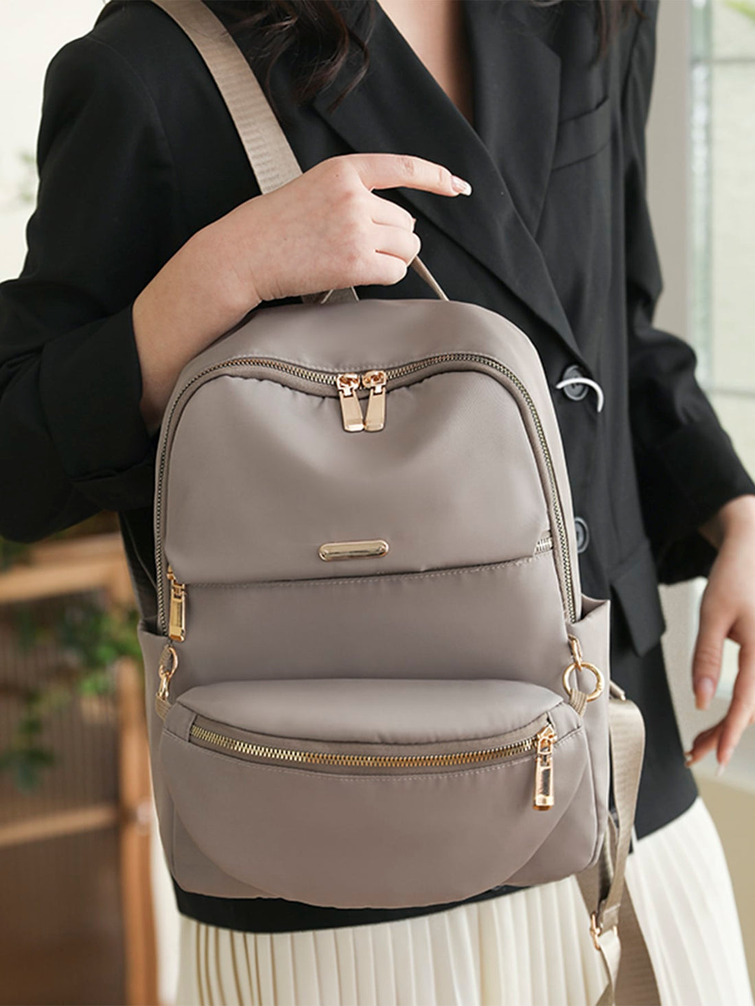 حقيبة ظهر كبيرة رمادي شنط وحقائب شنط رمادي