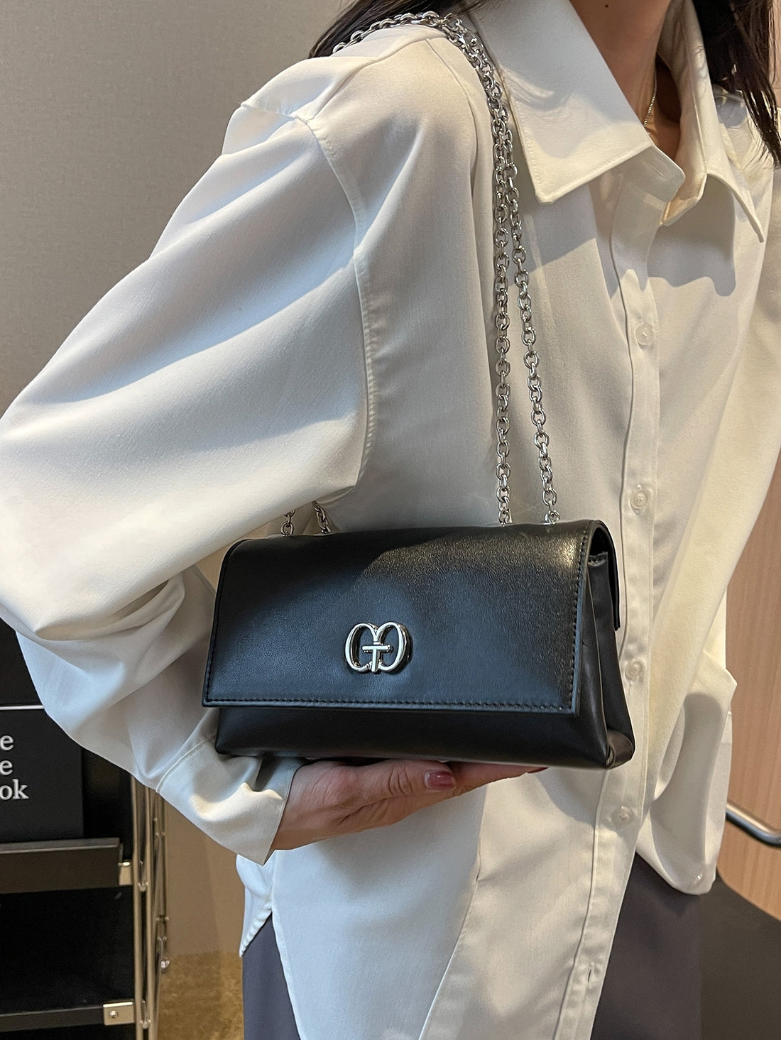 حقيبة مربعة ميني معدني شنط وحقائب شنط