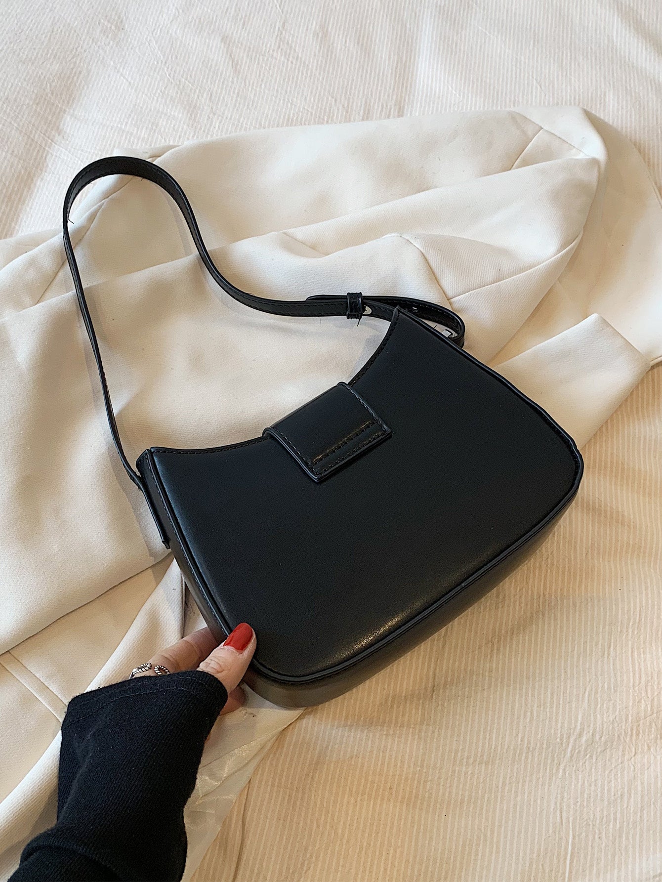 حقيبة كتف مع حجر الراين شنط وحقائب شنط