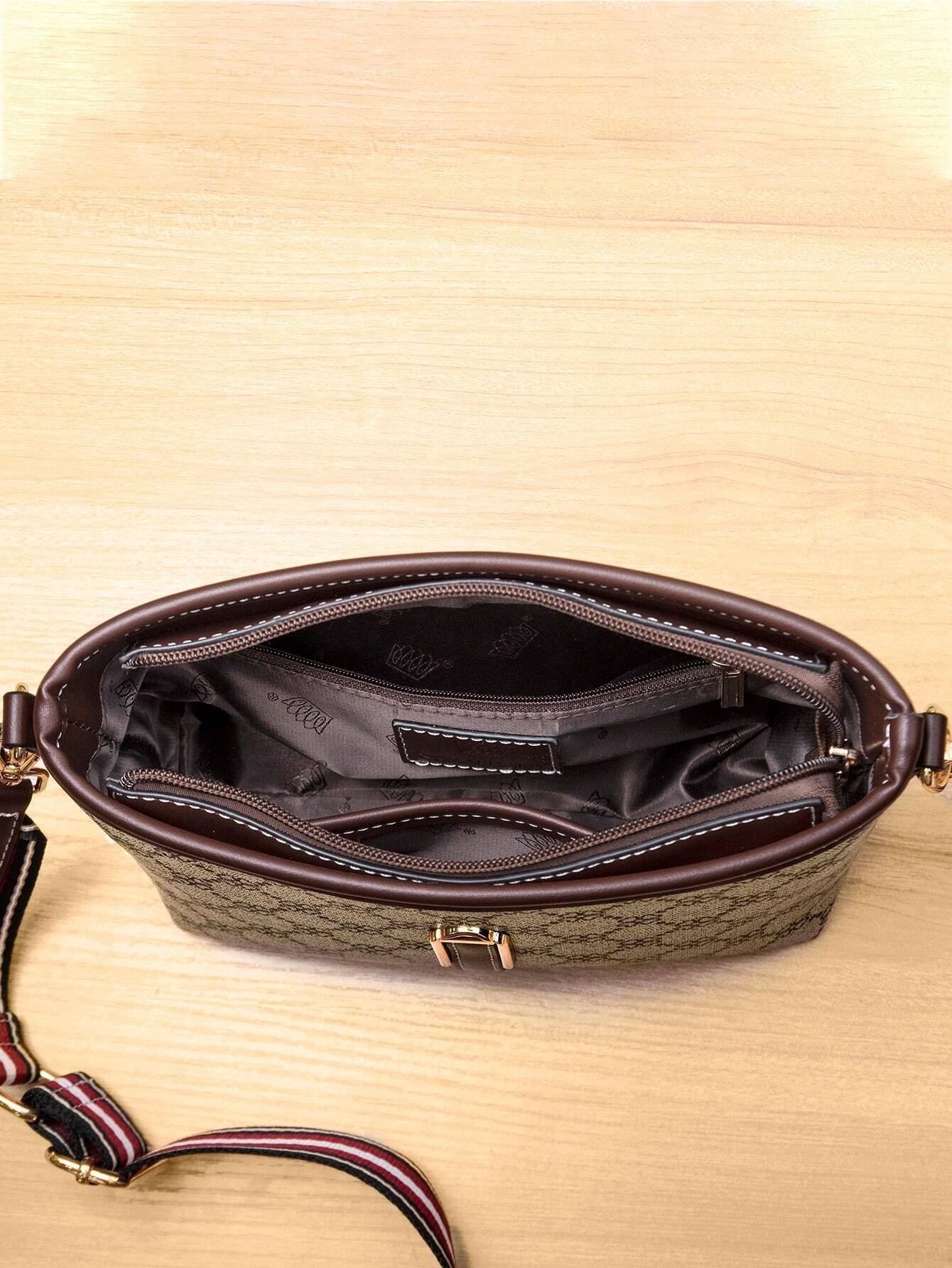 حقيبة كتف نسائية طبعات فنتاج انيقه شنط وحقائب شنط