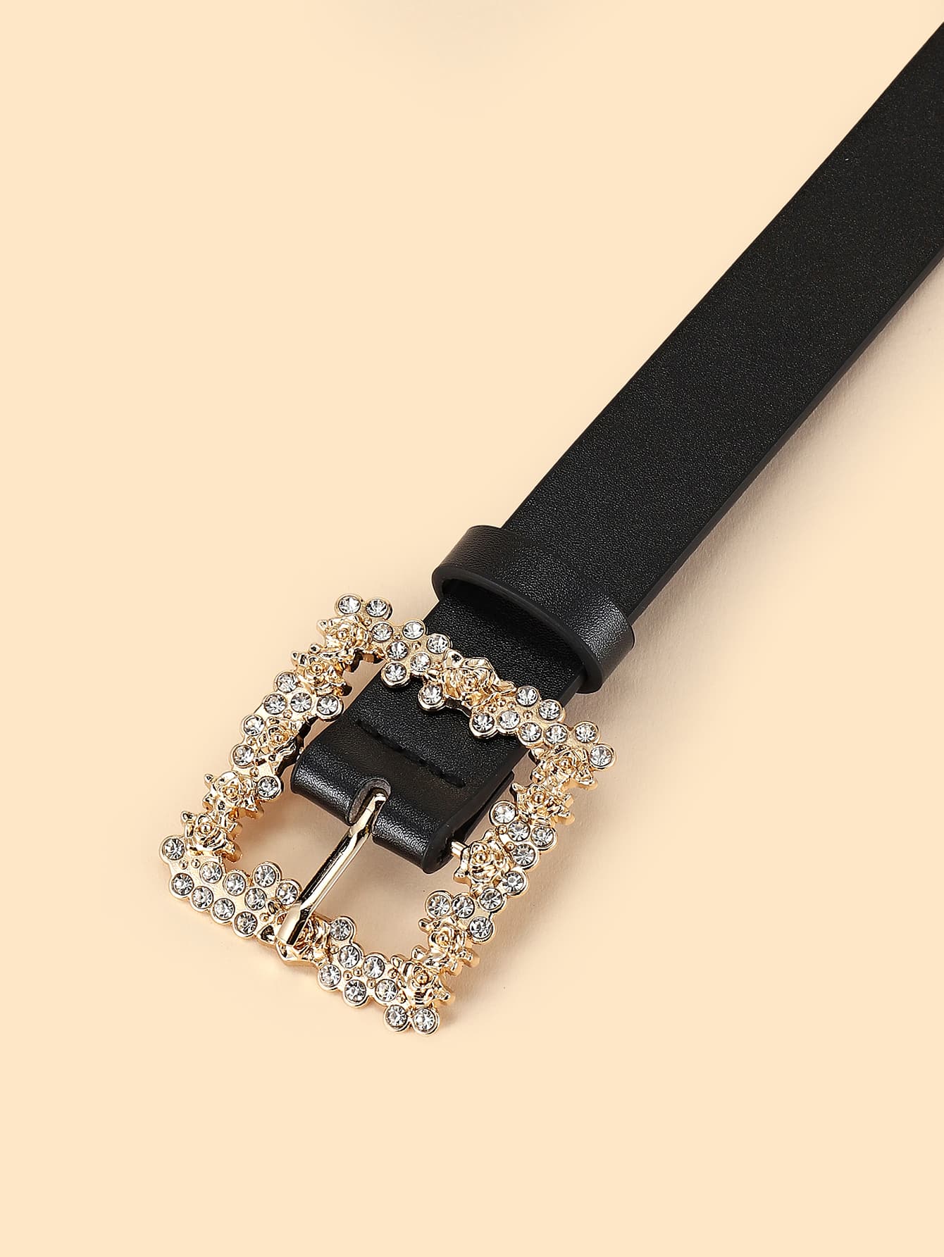 حزام كريستال مربع احزمة jewel