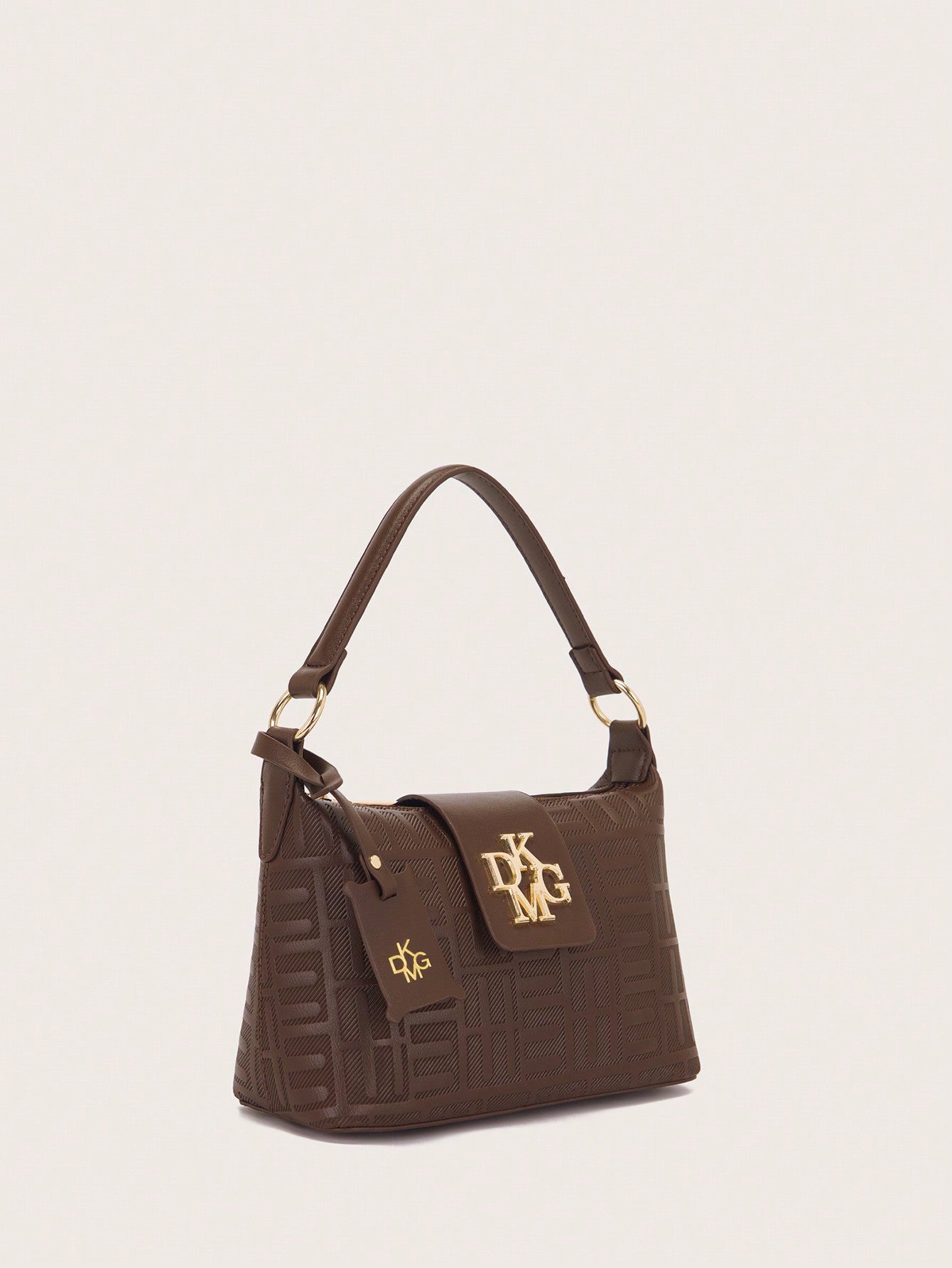 حقيبة وريترو قطعة واحدة مزخرفة شنط وحقائب شنط بني