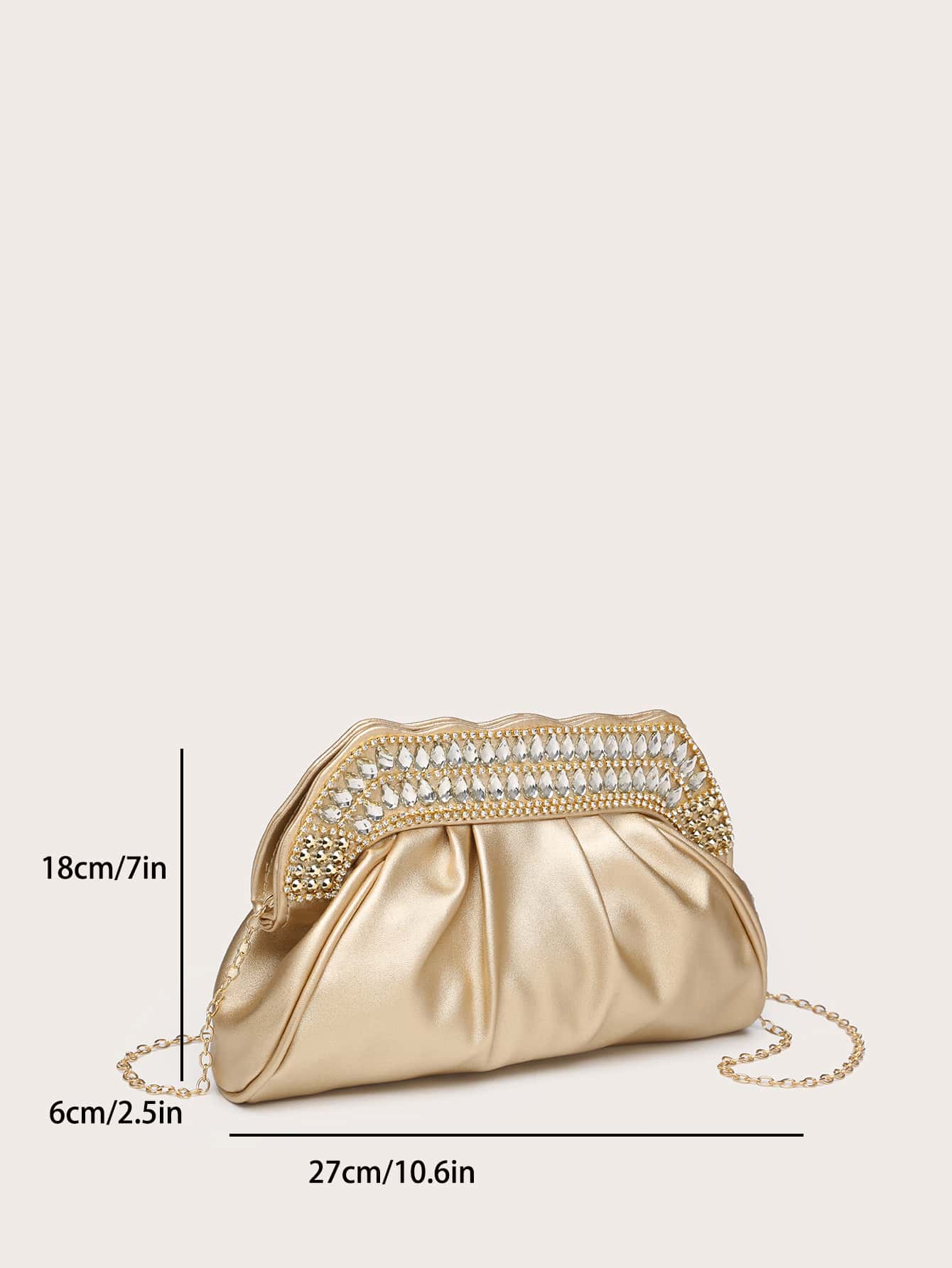 حقيبة سهره جلد ذهبية شنط وحقائب شنط