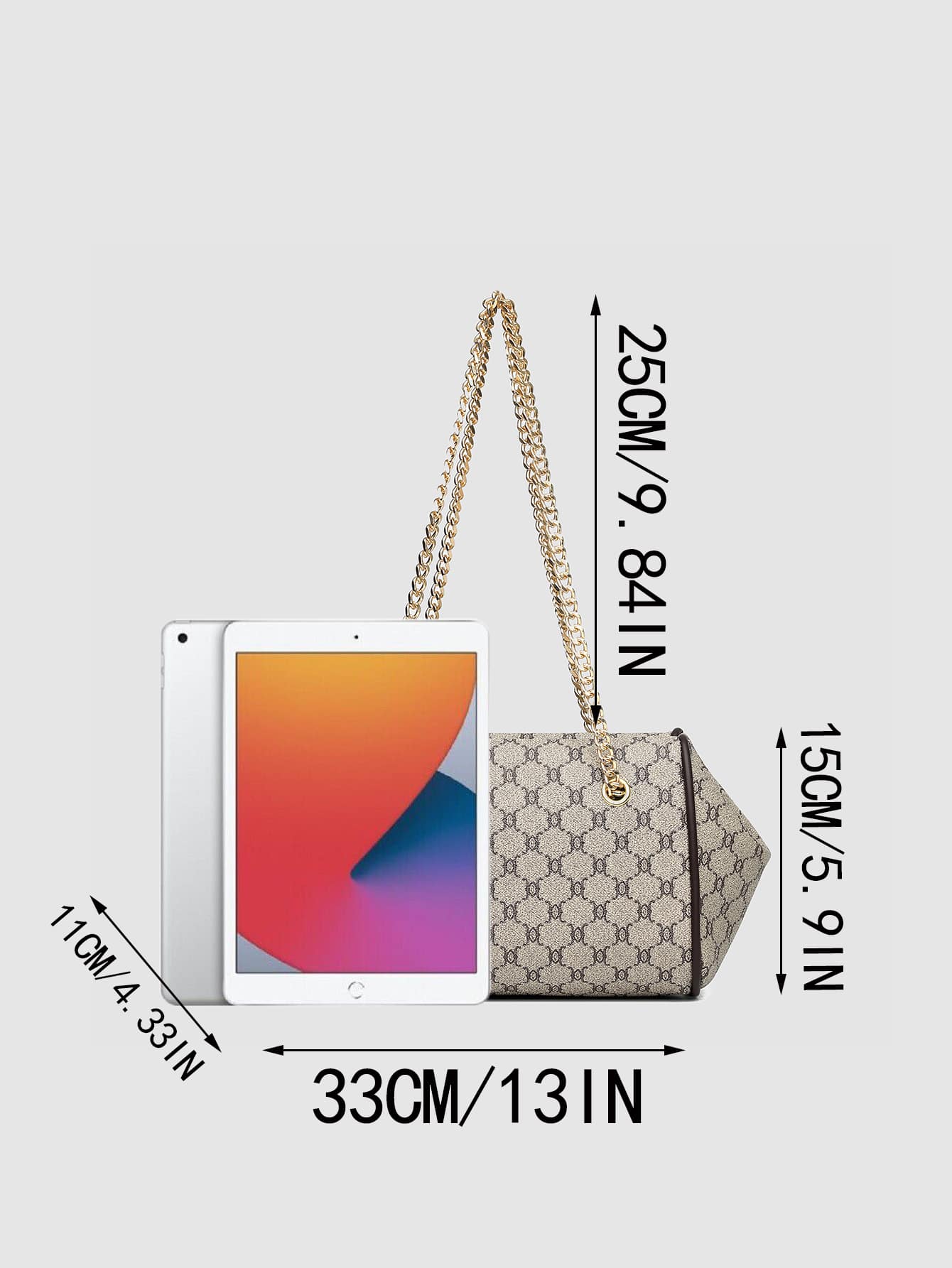 حقيبة يد هندسية بيج شنط وحقائب شنط