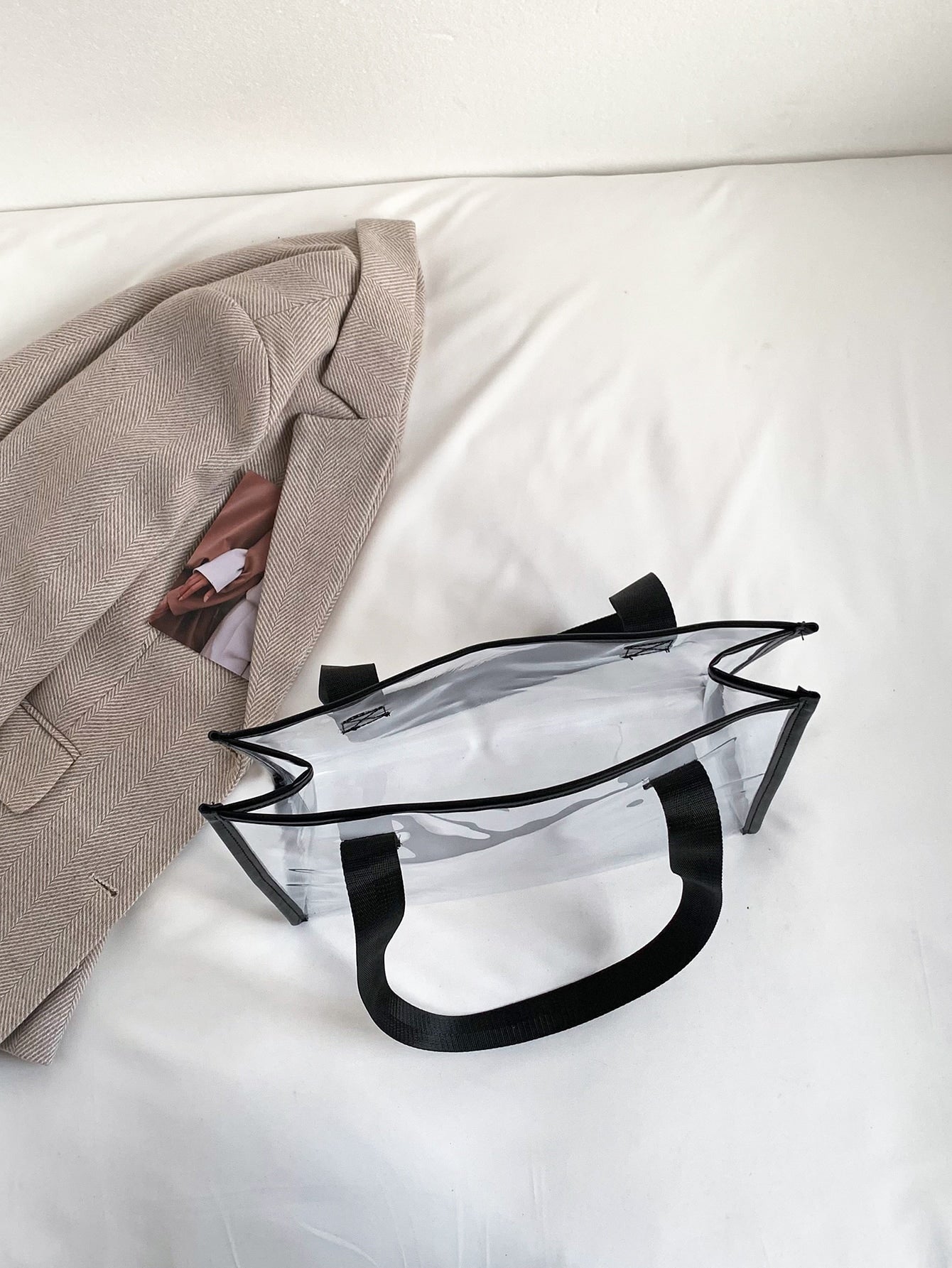 شنطة شفافه كبيره شنط وحقائب شنط