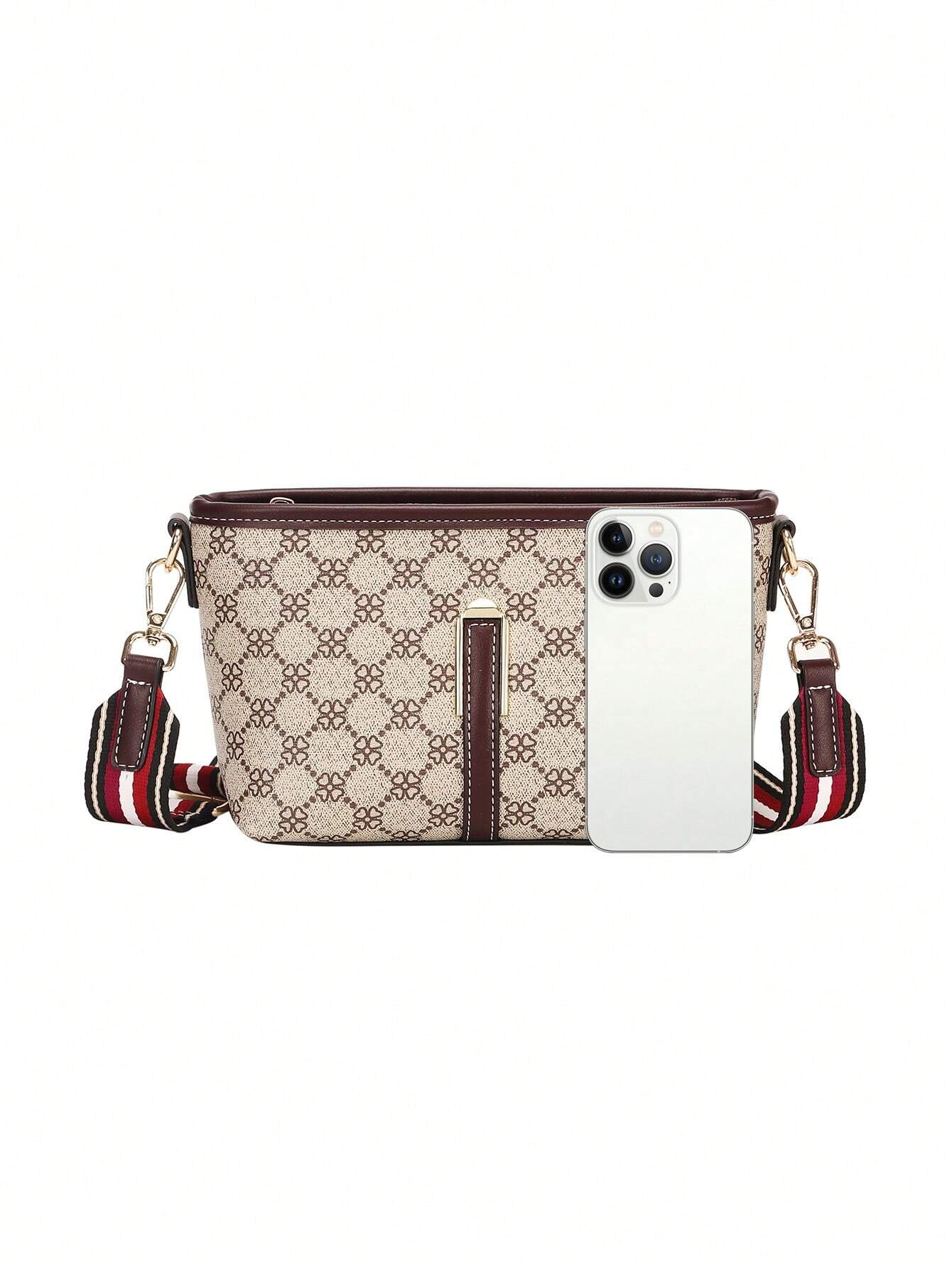 حقيبة كتف نسائية طبعات فنتاج انيقه شنط وحقائب شنط