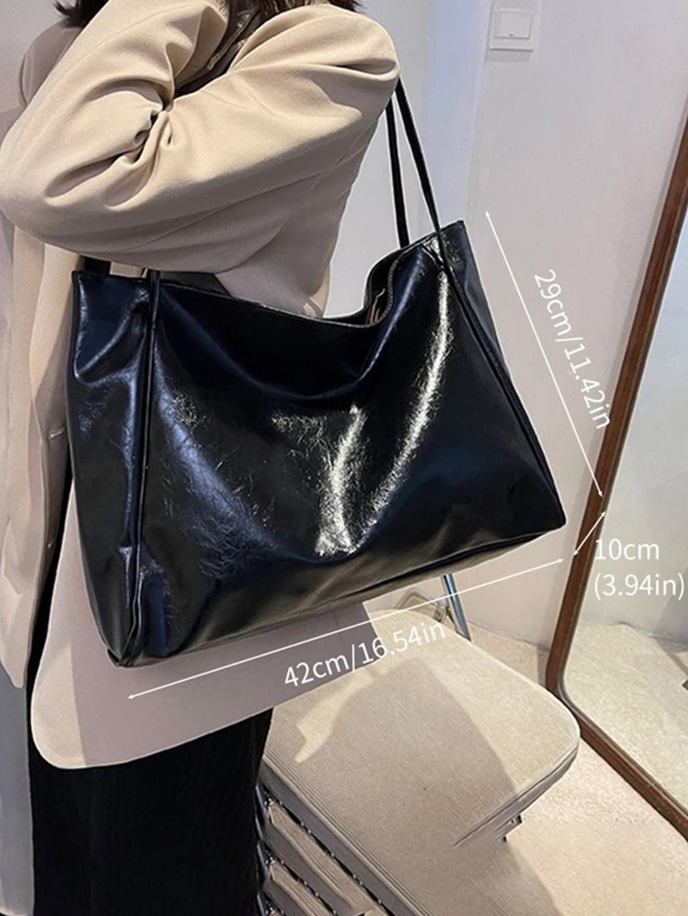 حقيبة كبيرة السعة للكتف وللحمل شنط وحقائب شنط